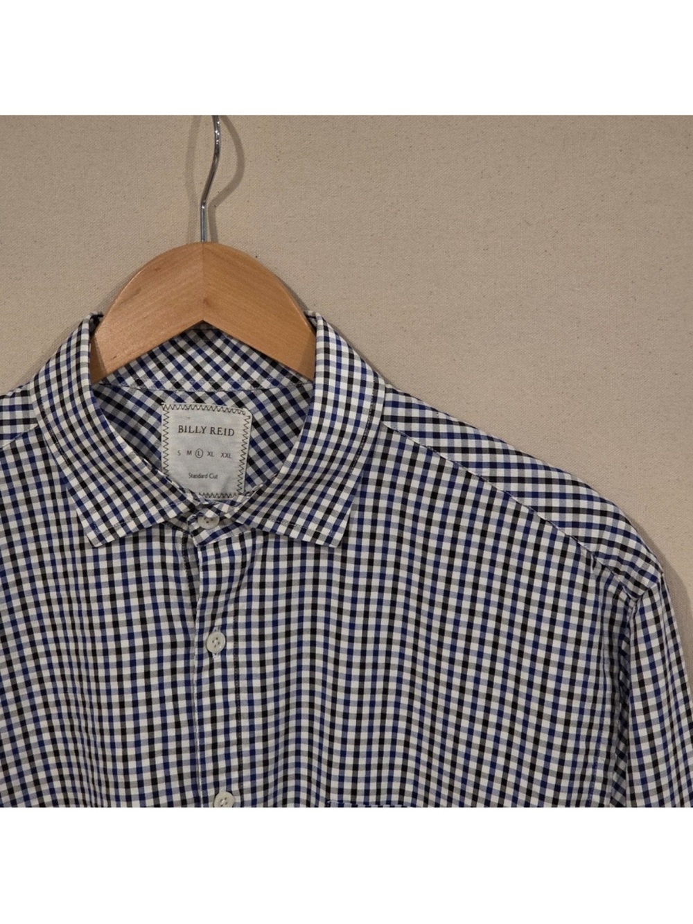Billy Reid Standard Cut Button Down L